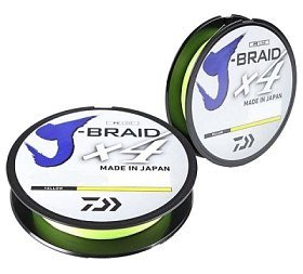 Шнур Daiwa J-Braid X4 0,10мм 270м Yellow