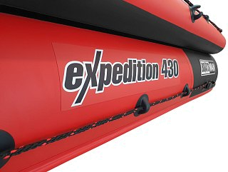 Лодка Boatsman BT430 Expedition надувная черно-красный - фото 12