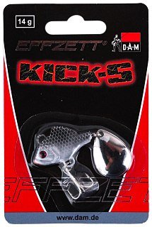 Блесна DAM Effzett Kick-S spinner silver 14гр