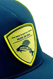 Бейсболка Grayling Argus синий лайм - фото 3