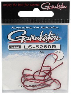 Крючок Gamakatsu NL LS-5260R red №10 - фото 2