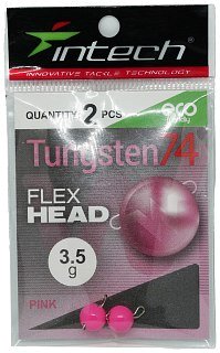 Груз Intech Tungsten 74 gloss pink 3,5гр 2шт - фото 1