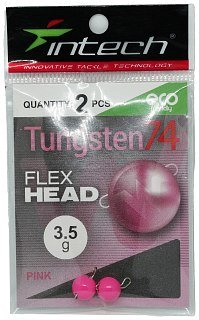 Груз Intech Tungsten 74 gloss pink 3,5гр 2шт