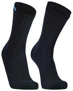 Носки DexShell Ultra Thin Crew черный голубой 