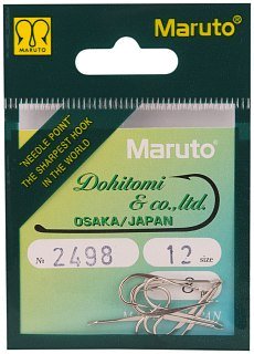 Крючки Maruto 2498 Ni универсальные №12 8шт 