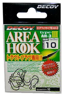 Крючки Decoy Area hook type III №10 10шт - фото 2