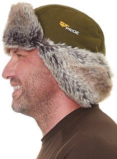 Шапка-ушанка Pride Тайга с флисом хаки - фото 5