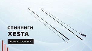 Новая поставка спиннингов Xesta для пресноводной и морской рыбалки