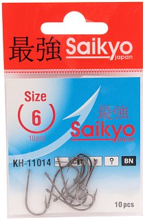 Крючки Saikyo KH-11014 BN Bait hold №6 10шт - фото 1