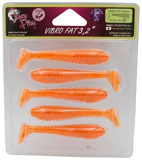 Приманка Crazy Fish Vibro fat 3.2'' 73-80-18-6