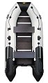 Лодка Мастер лодок Ривьера Компакт 3400 СК комби черно-серая