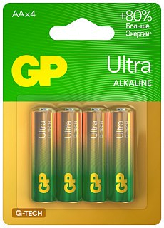 Батарейка GP AA Ultra 15AUA21-2CRSBC4 уп.4шт