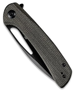 Нож Sencut Honoris Flipper Knife Gray Micarta Handle (3.47" Black 9Cr18MoV) - фото 3