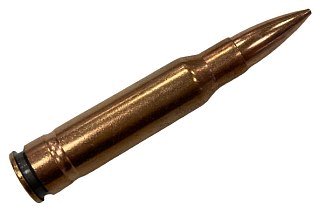 Патрон 308Win НПЗ FMJ 9,5-9,7г гильза биметалл пуля биметалл 1/20 - фото 4