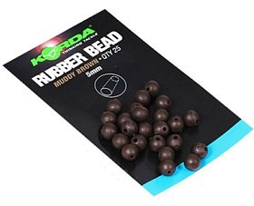 Бусина Korda Safe zone rubber bead 5мм brown