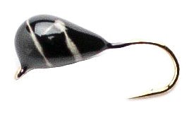 Мормышка Lumicom Капля с ушком вольф обмазка-винт 4,0мм BLP 1/10 - фото 1