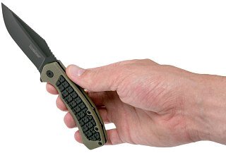 Нож Kershaw Faultline складной сталь 8Cr13MoV черный клинок - фото 8
