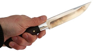 Нож ИП Семин Тигр кованая сталь Х12МФ орех плашка - фото 3