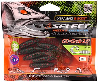 Приманка Select CC-Grub 3,5" цв. 085 уп 6шт