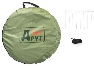 Палатка Друг универсальная для душа и туалета XL 210x150x150 см цвет зелёный - фото 10