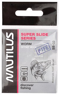 Крючок Nautilus Offset Super Slide SS-03PTFE №2/0 - фото 3