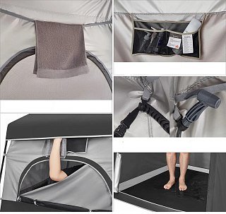 Палатка King Camp Marasusaа черный/серый - фото 5