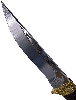 Нож Ладья Кайман НТ-24 Р 95х18 рисунок венге - фото 5