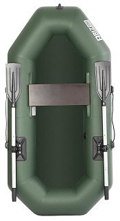 Лодка Тонар Бриз 190 с веслами зеленый - фото 3