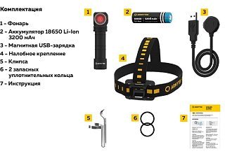 Фонарь Armytek Wizard C2 WR Magnet USB теплый - фото 4