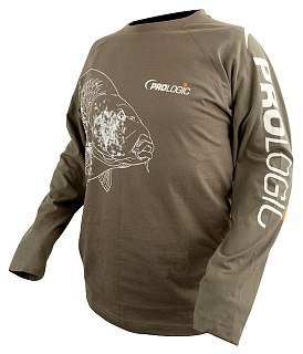 Футболка Prologic Carp sage green с длинным рукавом