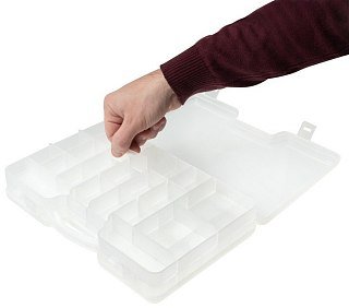 Кейс Три Кита КД-1 белый двухсторонний с ручкой (290*210*60) - фото 2