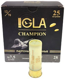 Патрон 12х70 Технодинамика Igla-Champion 7,5 28гр - фото 1