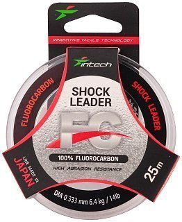 Леска Intech FC Shock Leader 25м 0.333мм 6,4кг 14lb