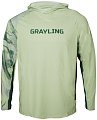 Лонгслив Grayling Marlin с капюшоном св.зеленый