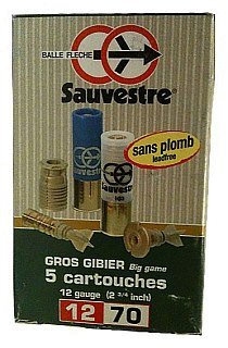 Патрон 12х70 Sauvestre пуля медь - фото 1
