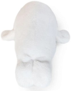 Игрушка Mimis Нерпа белая с вышивкой 60см  - фото 5