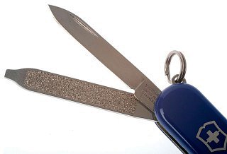 Нож-брелок Victorinox Classic 58мм 7 функций синий - фото 3