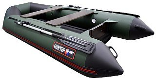 Лодка Хантер 320 ЛКА НДНД зелено-черный - фото 2