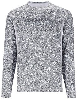 Футболка Simms Challenger Solar Crew Pebble Steel 