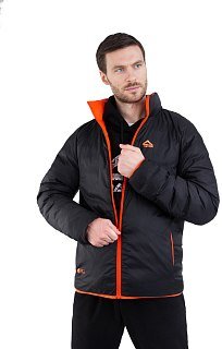 Куртка Payer Шерегеш двухсторонняя демисезон оранжево-черная - фото 3