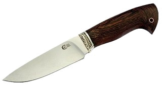 Нож ИП Семин Сокол кованая сталь 95x18 со следами ковки венге литье - фото 3