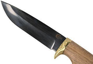 Нож ИП Семин Лазутчик сталь 65х13 литье ценные породы дерева - фото 5