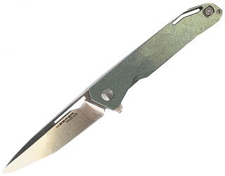 Нож Mr.Blade Keeper M390 titanium handle складной green - фото 1