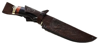 Нож ИП СЕМИНА Варяг сталь M390 литье ценные породы дерева - фото 4