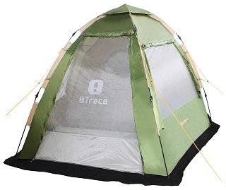 Палатка BTrace Home 4 быстросборная зеленый - фото 2