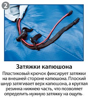 Спальный мешок BTrace Zero L левый серый/синий - фото 3
