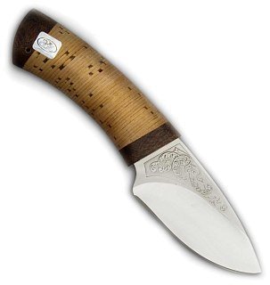 Нож ЗОК Кобра туристический сталь 40х10C2M рукоять кожа