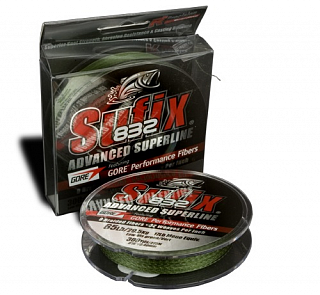 Шнур Sufix Braid lo vis green 832 135м 0,10мм