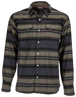 Рубашка Simms Gallatin Flannel LS Shirt Carbontripe 