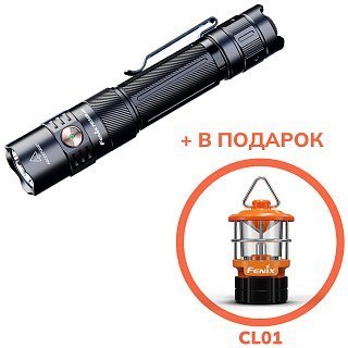 Фонарь Fenix тактический PD35R ACE + CL01 оранжевый - фото 1